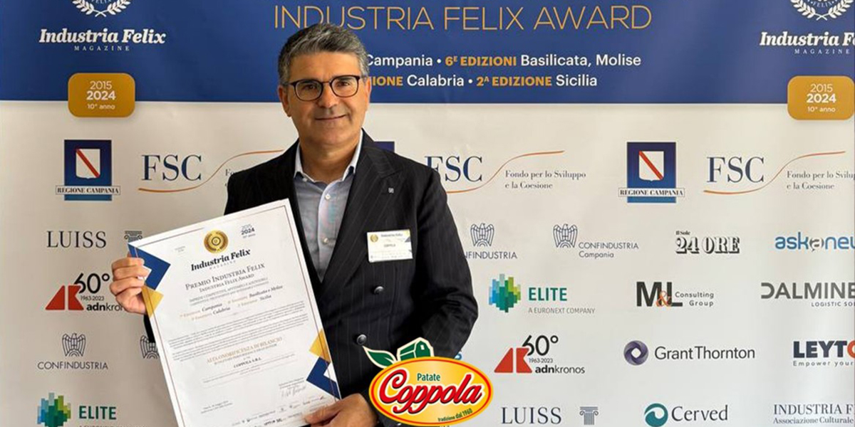 Coppola Patate trascina il settore ortofrutticolo ad Industria Felix Campania
